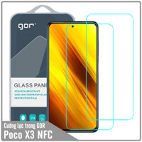 Bộ 2 kính cường lực Gor cho Xiaomi Poco X3 NFC - Hàng Nhập Khẩu - Che camera
