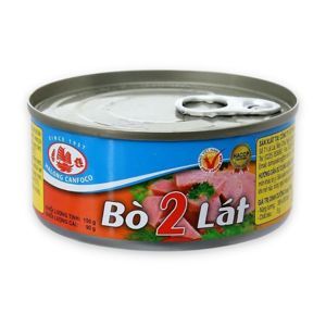 Bò 2 lát Halong Canfoco hộp 150g