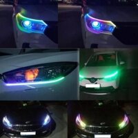Bộ 2 led mí AUDI ô tô xe máy chạy đuổi nhiều màu chịu nước có điều khiển