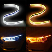 Bộ 2 LED MÍ Silicone Dẻo Lắp đèn xi nhan xe con Chạy Đuổi, DC 12v Chống Nước TT Auto
