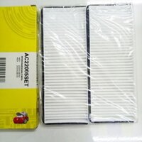 Bộ 2 lọc gió điều hòa AC22005SET JS Asakashi dành cho Nissan Navara 2.5 máy dầu 2010, 2011, 2012, 2013, 2014 27274EB700