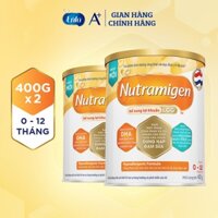 Bộ 2 lon sữa Bột Nutramigen A+ LGG - Sữa Cho Trẻ Dị Ứng Đạm Sữa Bò - 400g