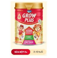 Bộ 2 Lon Sữa Bột Vinamilk Dielac Grow Plus 2 - Đỏ Hộp Thiếc 900g