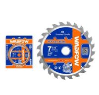 BỘ 2 LƯỠI CƯA GỖ TCT SIÊU MỎNG 185MM-24T WADFOW WTC3K18