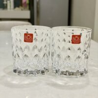 Bộ 2 ly pha lê uống whisky