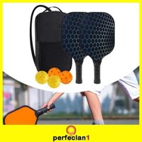 Bộ 2 Mái Chèo Huấn Luyện Chuyên Nghiệp Với 2 Vợt 4 Quả Bóng Dưa Thực Hành Sợi Thủy Tinh