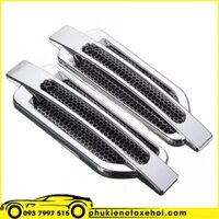 Bộ 2 mang cá giả hốc gió dán xe ô tô