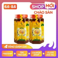 Bộ 2 Mật Ong Thiên Nhiên 5 Sạch Honeyboy 1kg