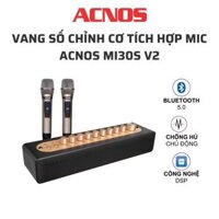 Bộ 2 Míc hát karaoke Vang số chỉnh cơ Acnos Mi30S/Micro Acnos MI30e dùng cho loa di động và bộ dàn âm thanh gia đình