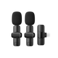 Bộ 2 Micro không dây hỗ trợ Livestream thiết bị cổng iph - Type C Remax K03