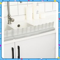 Bộ 2 Miếng chắn bắn nước chậu rửa nhà bếp nhựa TPR Japan (Xám) ⚜️SimonShop⚜️