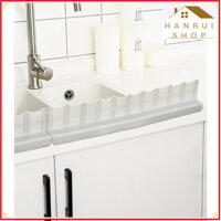 Bộ 2 Miếng chắn bắn nước chậu rửa nhà bếp nhựa TPR Japan (Xám) ❤️Hanrui Offical❤️