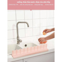 Bộ 2 Miếng chắn bắn nước chậu rửa nhà bếp nhựa TPR Japan (Xám) 🎉Best Seller Tony🎉