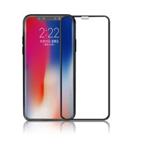 Bộ 2 Miếng dán kính cường lực Full 3D cho iPhone 11 Pro 5.8  iPhone X  Xs hiệu Baseusmỏng 0.3mm, Full màn 3D, Phủ Nano - Hàng nhập khẩu - Đen