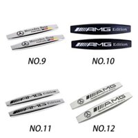 Bộ 2 Miếng Dán Logo Kim Loại Decal Trang Trí Xe Hơi ô tô Mercedes Benz S320 E320 C180 C200 C250 C300 E200 E250 E300