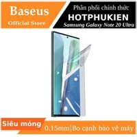 Bộ 2 Miếng dán màn hình ppf Silicon Samsung Galaxy Note 20 / Note 20 Ultra siêu mỏng 0.15mm hiệu Baseus Soft Screen