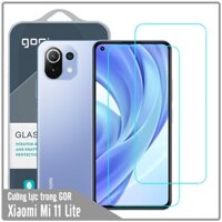 Bộ 2 miếng kính cường lực Gor cho Xiaomi Mi 11 Lite 4G - 5G - NE - Trong suốt - Hàng nhập khẩu