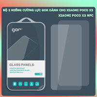 Bộ 2 Miếng Kính Cường lực Gor cho Xiaomi Poco X3  Poco X3 NFC - Full Box - Gor - Hàng nhập khẩu - Xiaomi POCO X3 NFC