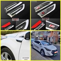 Bộ 2 miếng mang cá giả hốc gió dán trang trí sườn ô tô 4 chỗ - 7 chỗ