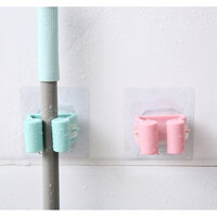 Bộ 2 Móc treo cây lau nhà, chổi quét, siêu chắc tải trọng 10kg MÀU NGẪU NHIÊN  2 CÁI