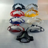 Bộ 2 món ốp đầu + gáy đen cho xe Sirius đời 2006 đến 2018