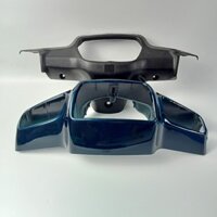 Bộ 2 món ốp đầu + gáy đen cho xe Dream III - Dream lùn - Dream Exces