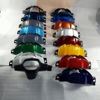 Bộ 2 món ốp đầu + gáy Loại 1 bóng  xe Wave 110 nhỏ - Wave anpha cũ đời 1997 đến 2006