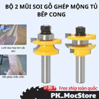BỘ 2 MŨI SOI GỖ GHÉP MỘNG TỦ BẾP CÁNH CONG MUWANG ĐÀI LOAN