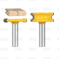 BỘ 2 MŨI SOI GỖ - MŨI PHAY GHÉP VÁN MỘNG BÁN NGUYỆT MUWANG ĐÀI LOAN CAO CẤP