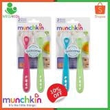 Bộ 2 muỗng silicone Munchkin 27106 (MK27106)