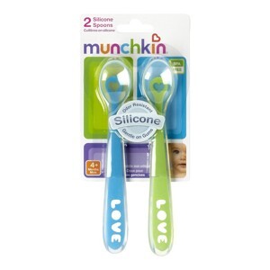 Bộ 2 muỗng silicone Munchkin 27106 (MK27106)