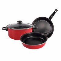 BỘ 2 NỒI 1 CHẢO CHỐNG DÍNH CAO CẤP- M002