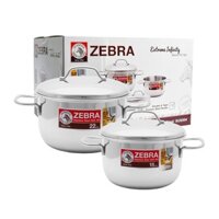 Bộ 2 nồi inox 304 Zebra 180820