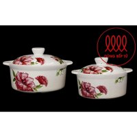 Bộ 2 nồi sứ bếp từ ROYALCOOKS 2L 1.3L (ihRC-SET01) LazadaMall