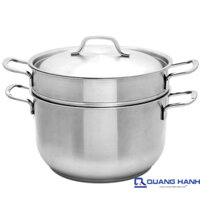 Bộ 2 nồi xửng 1 đáy 24cm FIVESTAR ST24-SRY vung inox