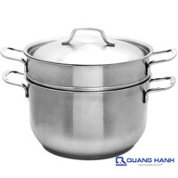 Bộ 2 nồi xửng 3 đáy 28 cm Fivestar ST28-3D vung inox