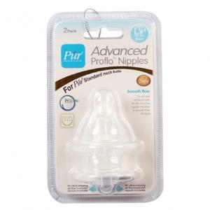 Bộ 2 núm ti Advanced Pur PUR1813 - size L, cho bình cổ thường