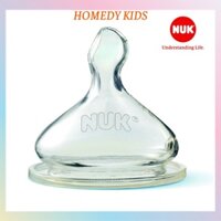 Bộ 2 núm ti cho bình sữa NUK Premium Choice+ núm ti NUK Silicone cổ rộng sản xuất tại Đức đủ size