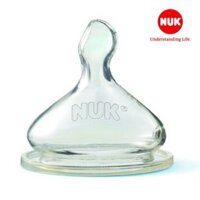 Bộ 2 núm ty Nuk silicon (0 – 6 tháng)