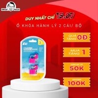 Bộ 2 Ổ Khóa Hành Lý Uncle Bills RG0078 - Màu Hồng