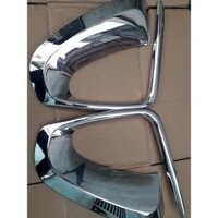 Bộ 2 Ốp viền đèn gầm mạ Crom xe Fortuner form 2017-2020..