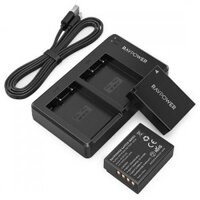 Bộ 2 pin 1 sạc đôi RavPower cho Fujifilm NP-W126S