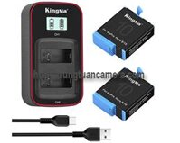 Bộ 2 pin 1 sạc đôi Ver 3 Kingma for GoPro Hero 10 BM058 - Có tách set bán lẻ