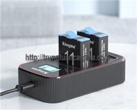 Bộ 2 pin 1 sạc đôi Ver 3 Kingma for GoPro Hero 11/12 BM058 - Có tách set bán lẻ