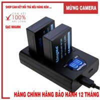 Bộ 2 Pin+Dock sạc đôi NP-W126/W126s Fujifilm KingMa chính hãng