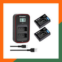 Bộ 2 Pin + Sạc Đôi LP-E10 Cho Canon 1100D, 1200D, 1300D, 1500D, 2000D, 3000D, 4000D...