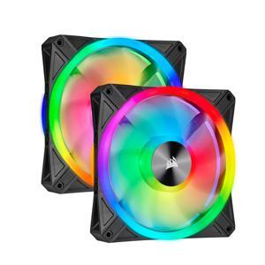 Bộ 2 quạt máy tính 140mm Corsair QL140 PRO RGB LED kèm Node Core - CO-9050100-WW