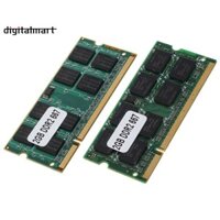 Bộ 2 RAM 2GB DDR2 pc2-5300 SODIMM 667mhz 200-pin cho Laptop