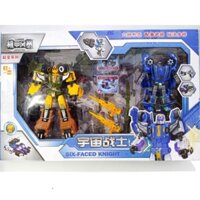 Bộ 2 robot biến hình siêu nhân - đồ chơi trẻ em - quà tặng bé