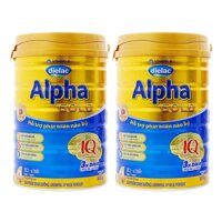 Bộ 2 Sữa bột Dielac Alpha Gold Step 4 900g